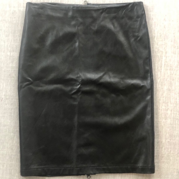 Bishop + Young Vegan Leather Skirt - Picture 1 of 2